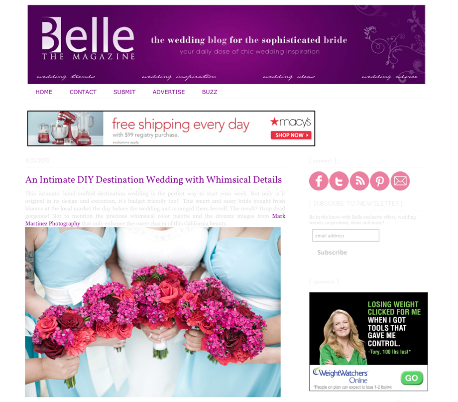 A Published! - Belle the Magazine